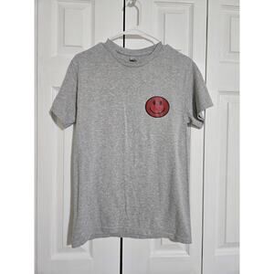 Gildan small women's gray graphic tee